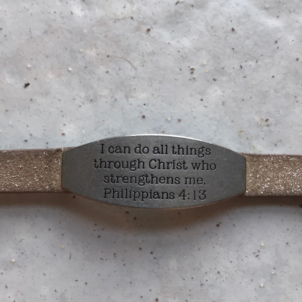 GOOD WORKS Philippians 4:13 Bracelet